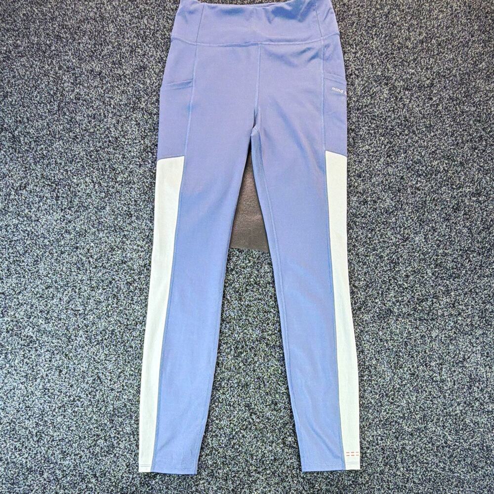 Peace Love World Mind Body Love Women High Rise Ankle Leggings S Tall Pockets